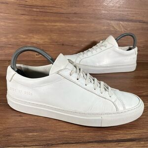 COMMON PROJECTS White Leather Sneakers Women’s Size 7 (37) Shoes